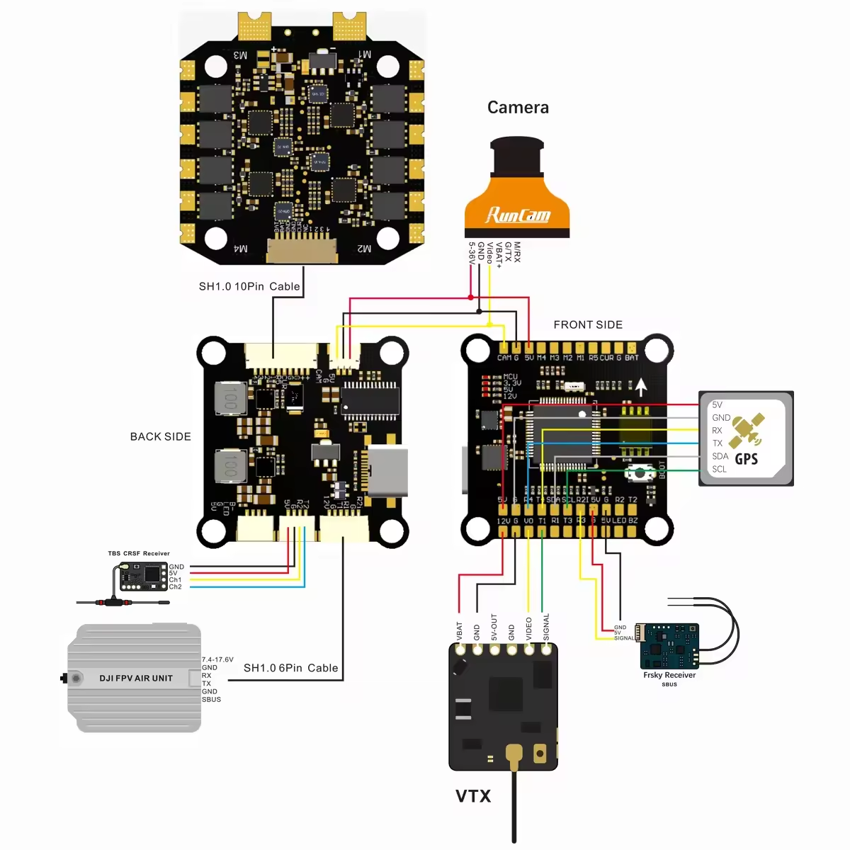 Betaflight Fc F7 - Sterownik lotu F405 F722 F7 F4