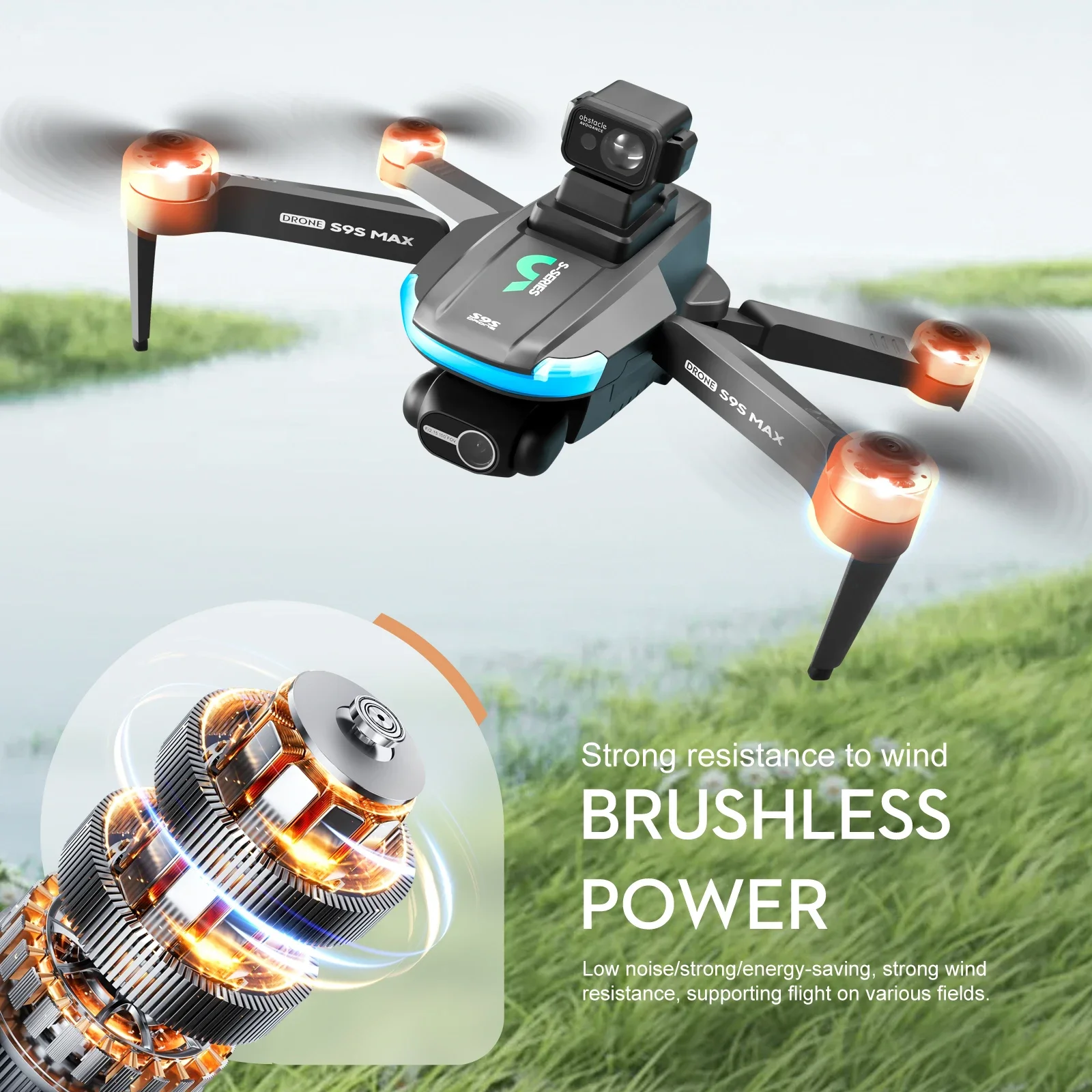 NOWOŚĆ S9S MAX MINI Drone 4K 2 – Drone Remote Controller Lanyard recenzja i cena
